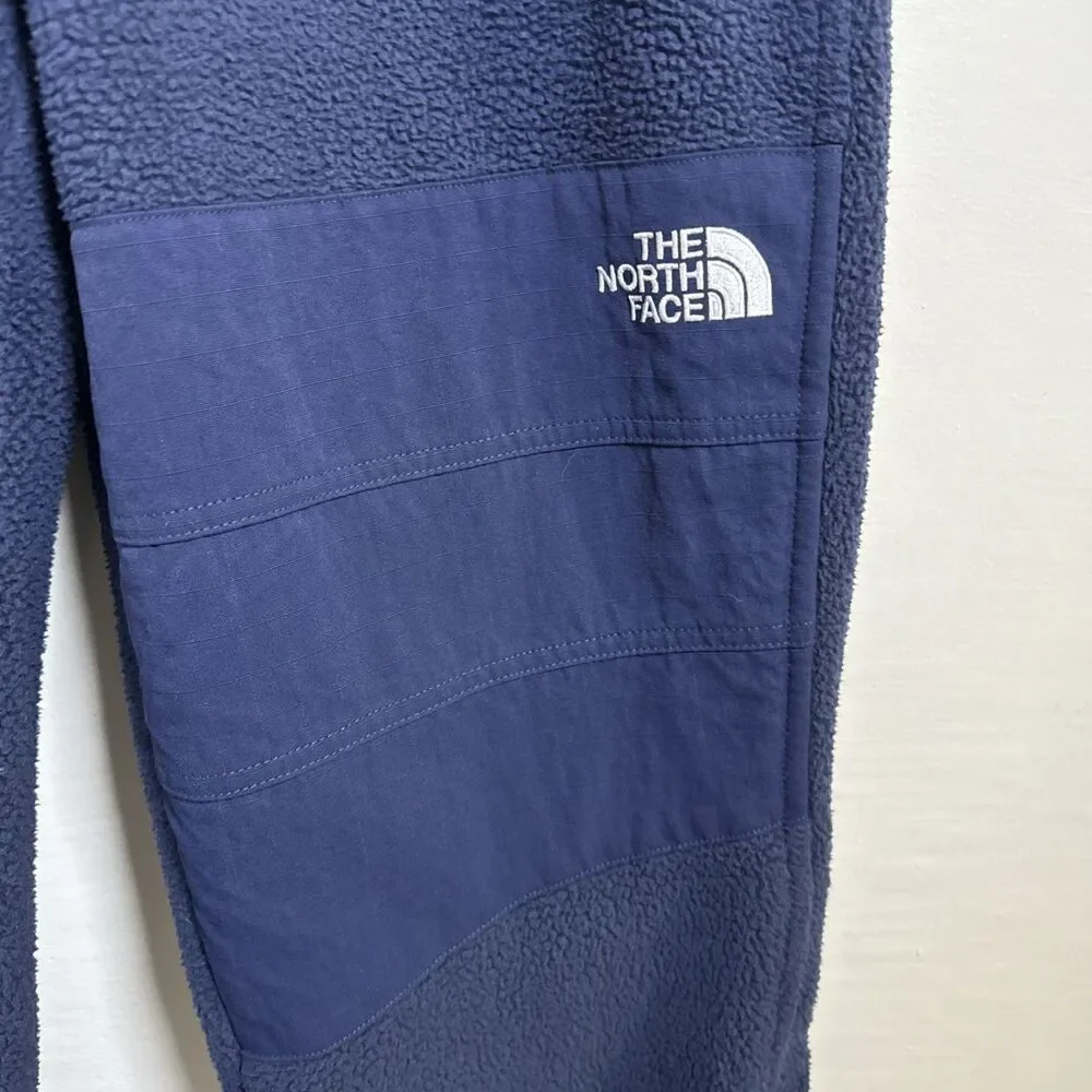 North Face Denali Fleece Pants Women's Large Navy Blue Ripstop Patches Outdoors - Picture 3 of 10